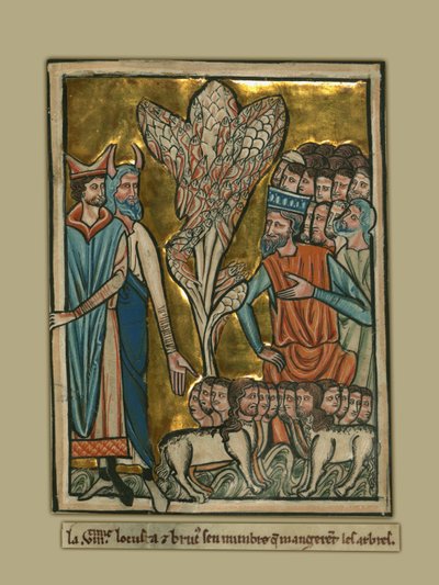 The Eighth Plague: Locusts by William de Brailes  